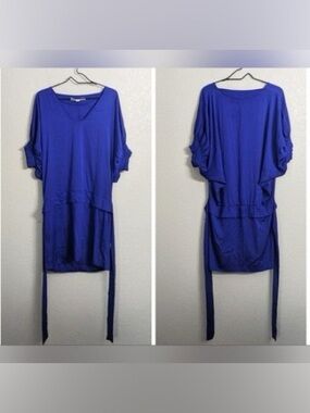 Diane Von Furstenberg Electric Blue Mini Dress